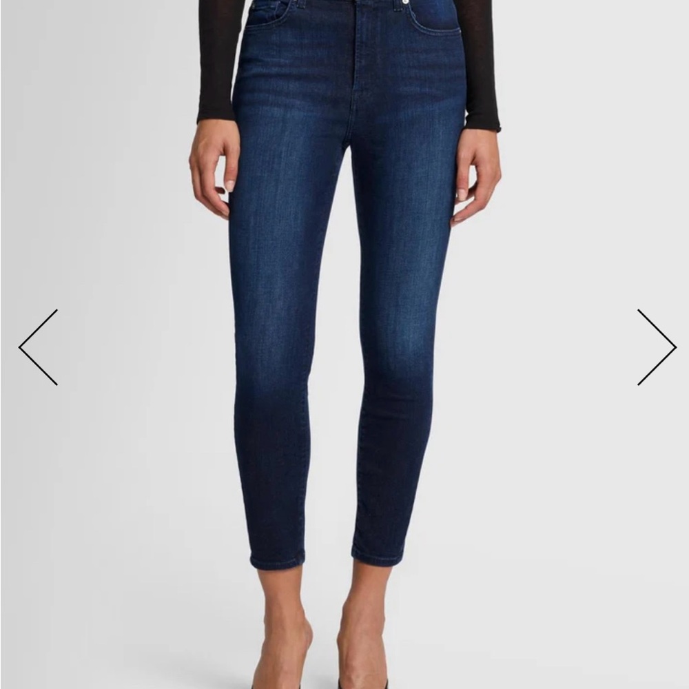 7 For All Mankind HIGH WAIST ANKLE SKINNY Jeans